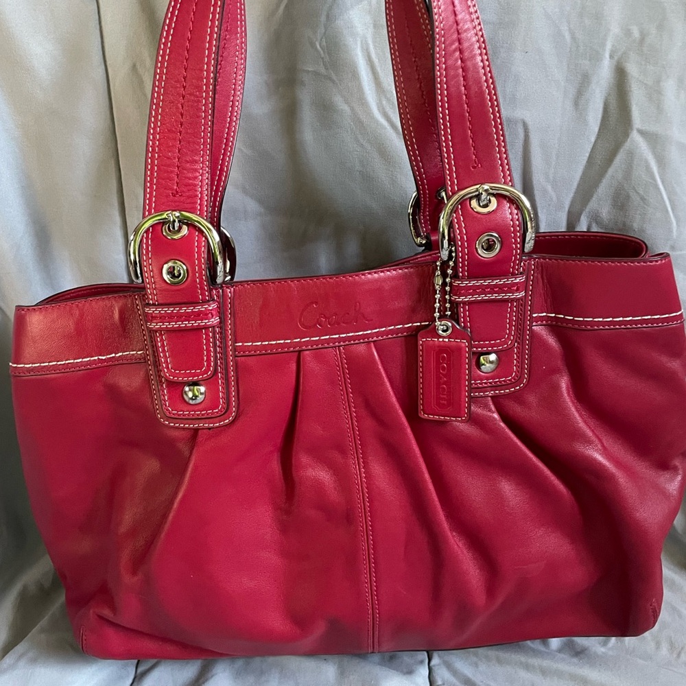 Coach Soho Satchel Red